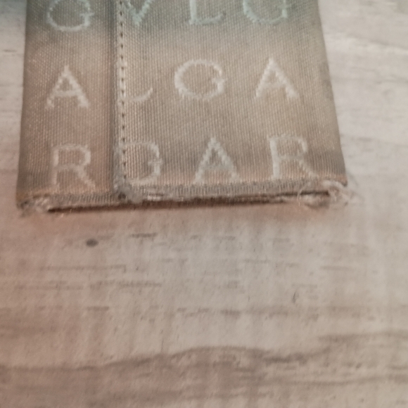 Bvlgari Key holder Key case Logo Mania Beige Silver Woman - Picture 3 of 10